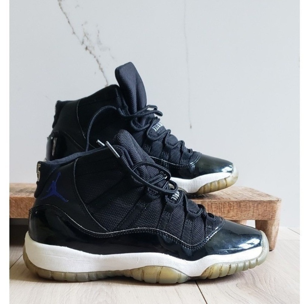 Jordan 11 Retro Space Jam GS 5Y Black Sneakers Basketball Retro Shoes 2016
